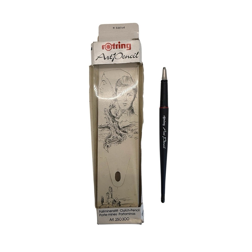 VTG Rotring‎ Art Lead Pencil Clutch Holder 2.0mm Drafting Drawing Germany 253000